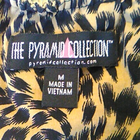 The Pyramid Collection Animal Print Maxi Halter Dress Fairycore Whimsical - Picture 8 of 12